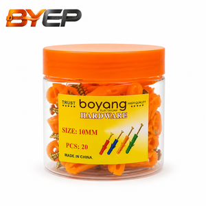 <span class=keywords><strong>Tasselli</strong></span> a Espansione in Nylon <span class=keywords><strong>da</strong></span> 10mm con Viti, Confezione <span class=keywords><strong>da</strong></span> 20 Pezzi, <span class=keywords><strong>Tasselli</strong></span> in Plastica per Fissaggio Edile - Product Image 1
