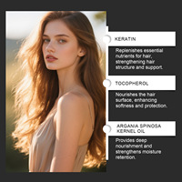 Produits capillaires professionnels de salon, masque capillaire et visage à la kératine, au collagène et aux protéines