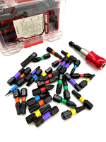 Jeu de 32 embouts de tournevis en acier S2, embouts magnétiques, tige hexagonale 1/4, kit d'accessoires pour visseuse à chocs, pour outils électriques