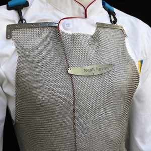 Tablier en maille d'acier inoxydable 316 robuste, gilet anti-coupure pour la sécurité industrielle - Product Image 4