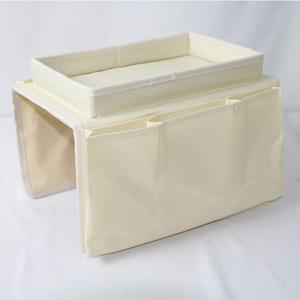 Bolsa de Almacenamiento al por Mayor con 4 Bolsillos, Bandeja para Pasamanos, Organizador de Brazos de Sofá, Soporte Superior para Control Remoto - Product Image 4