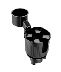 Popular Hot-Selling CARFU BLACK ABS 2 Drink Holder Car Interior Kit <b>AC</b>-2391 Enhanced Stability Extender - Product Image 3