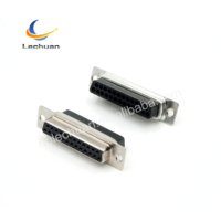 Conector D-SUB de 9-37 Pines, Impermeable, Macho y Hembra, Cable a Cable, Terminales Rectos de Crimpado, Suministro de Fábrica LECHUAN