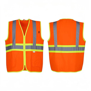 เสื้อกั๊กนิรภัยสะท้อนแสง ANSI Class 1 ระบายอากาศได้ดี สีและโลโก้ปรับแต่งได้ ได้รับการรับรองมาตรฐาน EN 20471 รองรับ OEM/ODM ไซส์ S-4XL - Product Image 4