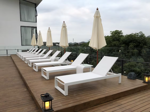 Silla de Playa Plegable Moderna y Resistente con Diseño Impermeable, Estructura de Madera y Metal, Diseño Impreso en 3D para Uso en Exteriores, Playa, Piscina, Hoteles - Product Image 6