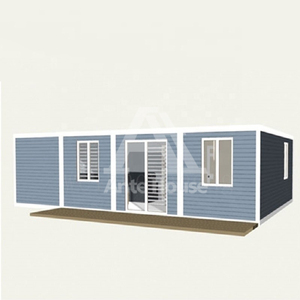 Стильная 2-этажная огнестойкая стальная резиденция | Дизайн зеленого капсульного дома с деревянной каютой и большой террасой - Product Image 2