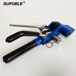 Pinza Manuale per Fascette Stringicavo in Acciaio Inox Attrezzo di Serraggio Macchina Tensionatrice Pistola per Fascette Legatrice per Reggette in Acciaio - Product Image 1