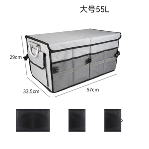 Organizzatore durevole cinghie regolabili pieghevoli nero Suv pieghevole per bagagliaio auto <span class=keywords><strong>scatola</strong></span> portaoggetti per auto - Product Image 5