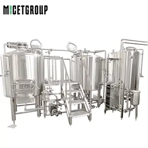 5hl 500l Stoomverwarmde Brouwerijapparatuur Kant-En-Klare Brouwfabriek Industriële Biermachine Met Ce/Iso/Ped-Certificaat