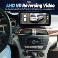 Écran Lecteur Vidéo Autoradio GPS Navigation Android Auto Stéréo Audio pour Mercedes Benz Classe C W204 2011 2012 2013