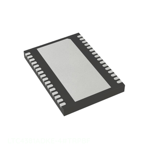 LTC4381ADKE-4การจัดการพลังงาน # TRPBF ตัวแทนจำหน่ายที่ได้รับอนุญาต (PMIC) ต่ำ ICC 1A ไฟกระชากกันชน32 WFDFN แผ่นสัมผัส - Product Image 1