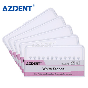 Best Price Dental FG Polishing <strong>Burs</strong> <strong>Round</strong> White Stone Polishing <strong>Burs</strong> 12/pk Abrasion - Product Image 5