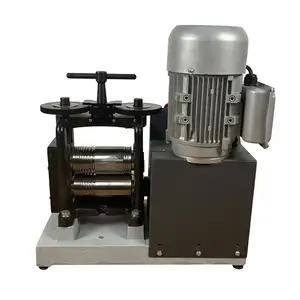 Máquina de laminação elétrica 2HP para fazer jóias, equipamentos e ferramentas, máquina de laminação de cabeça única 130 mm