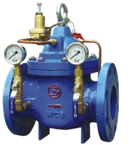 Válvula reguladora de pressão para água, válvula hidráulica de controle de redução de pressão de fabricação de fábrica de venda quente
