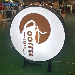 Vacuum forming LED acrylic signboard outdoor advertising light box