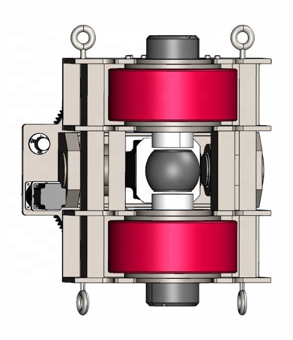 Roda da movimentação resistente super de roda da movimentação ZL-484 do AGV com direção para a carga grande