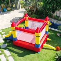 Niceyard maison gonflable à rebond gonflable pour enfants, château gonflable à double glissière pour jeux