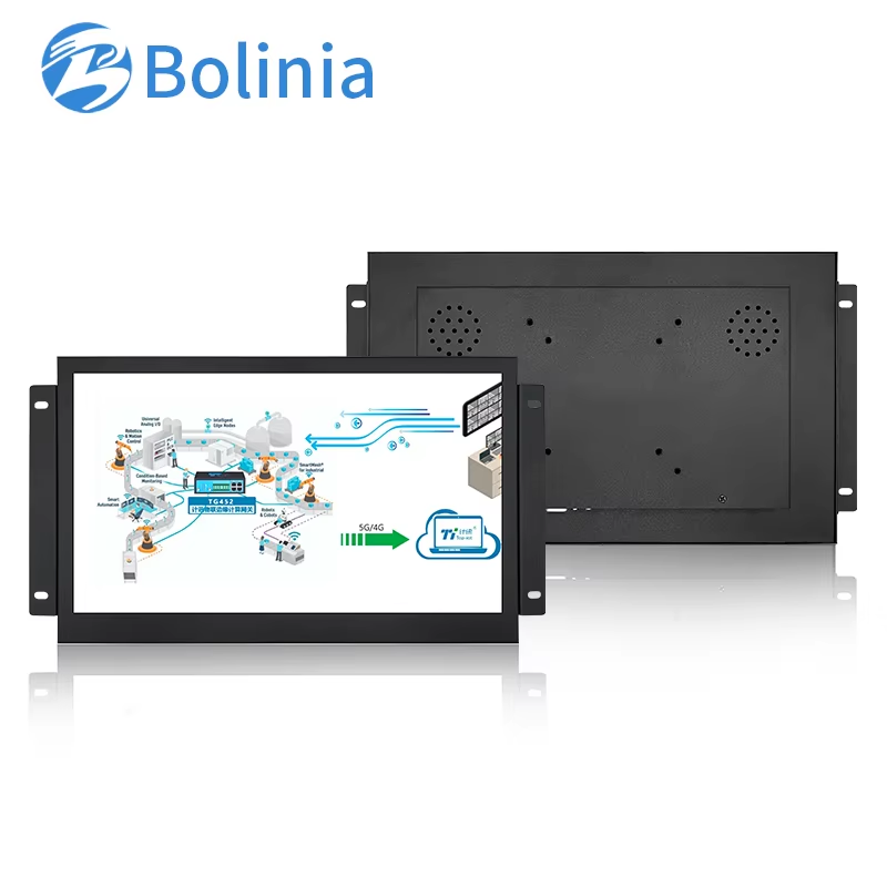 14 Inch Industrial Full HD 1920x1080 Screen Resolution Industrial LCD Display Commercial Open Frame Metal Case Monitor