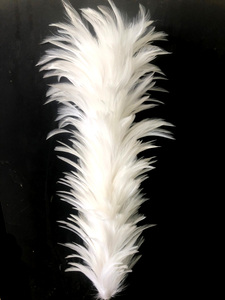 Plumeau en plumes de coq naturelles, blanc, écologique, réutilisable, pour le nettoyage de la maison, de la voiture et du bureau - Product Image 3