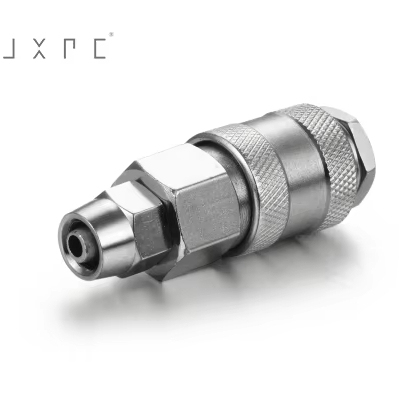 JXPC Pneumatic Parts Quick Couplers UNI ISO6150 Type Steel Brass Socket Fittings Retail Industries New Condition Air Filter