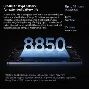 Versión global Xiao <span class=keywords><strong>Mi</strong></span> <span class=keywords><strong>Pad</strong></span> 7 <span class=keywords><strong>Pro</strong></span> 8s Gen <span class=keywords><strong>3</strong></span> Altavoces cuádruples Pantalla de 11,2 "Wi-Fi 7 8850mAh Google AI Assistant Tablet PC - Product Image 5