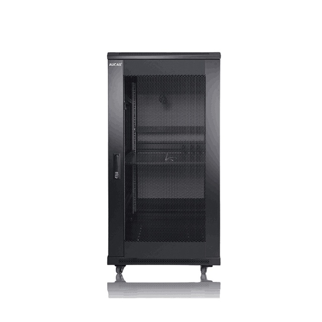 China 19 Inch 42U 600*800 Glass Door Data Center Server Rack Assemble Network Cabinet