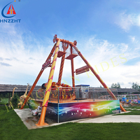Équipement de terrain de jeu en métal pour l'extérieur Funfair Attractions Hammer Ride Big Pendulum for Exciting Playtime
