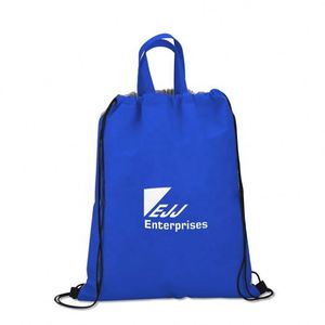 Sac fourre-tout personnalisé avec cordon de serrage et poignées renforcées, sac à dos, cadeaux sportifs, publicité promotionnelle, sac non tissé, idées commerciales - Product Image 4