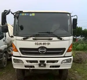 इस्तेमाल किया जापानी hino कंक्रीट मिक्सर ट्रक 9m3 /Isuzu Hino