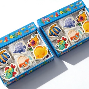 Papelería Promocional Barata, Borrador Creativo, Borrador de Lápiz con Forma de Animal Marino, Mini, Favorito de los Niños, en Oferta - Product Image 4