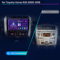 Navegación Junsun V1 Inalámbrica CarPlay Android Auto para Toyota Verso R20 2009 - 2018, Stock Europeo, Autoradio Multimedia con Video