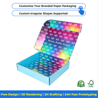 Maßgefertigte Hochwertige Umweltfreundliche Wellpappkartons für Kosmetikverpackungen Kleinunternehmen-Versand Individuelles Logo Schaumstoffeinlagen