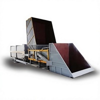 Station de compactage de déchets horizontale de 40 tonnes, type split, avec protection contre les surcharges et insonorisation ; Compacteur de déchets à pression directe