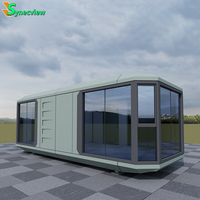 Synecview Villa de Plage Préfabriquée de Luxe Écologique en Acier à 2 Étages de 40 Pieds, 2 Chambres, Conception FrameCAD, Durée de Vie 15-25 Ans