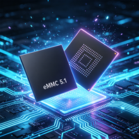Chip de Memoria Industrial de 16GB, Chip IC para Placa Base FBGA153, Chip SSD Nand Flash, Chip EMMC 5.1 para Macbook