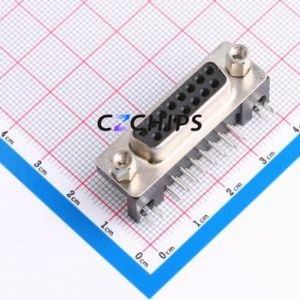 9682537613 D-Sub/VGA Connector Bent Lead Through Hole Connector Female 15P Right Angle Insert 2 - Product Image 1