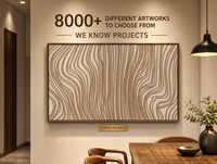 Minimalistische Jute-Seil-Vertikalstruktur Wandkunst mit Goldrahmen OEM Hotel Gästezimmer Flur Korridor Dekor Maßanfertigung Großhandel
