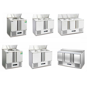 Bảng Top salad Bar Prep <span class=keywords><strong>Countertop</strong></span> salad Bar tủ lạnh hiển thị truy cập hàng đầu salad Bar Cooler - Product Image 6