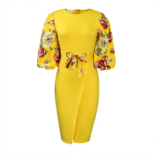 Falda de estilo africano para mujer, vestido de verano con estampado grande, estilo europeo y americano, 2022 - Product Image 3