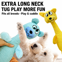 Jouet à mâcher en peluche sonore pour chien, modèle Y092, taille moyenne, toucher doux, en matériau sûr, résistant aux morsures, durable, pour l'entraînement des chiens