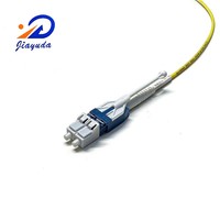 Cordon de brassage fibre optique Elite Uniboot LC Duplex SM G.652D G.657A1 G.657A2 à gaine simple pour interconnexion haute densité de centre de données