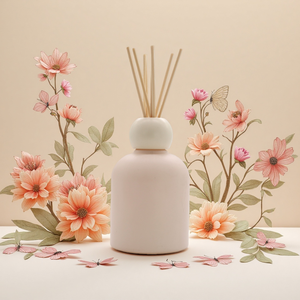 Elegante Amethyst-Diffusor-Flaschen mit Logo, 500ml 1000ml, Leere Große Dekorative <span class=keywords><strong>Reed</strong></span>-Aroma-Diffusor-Flaschen für Aromatherapie-Öle - Product Image 6