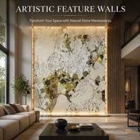 Pierre de luxe du Brésil, granit blanc Alpinus naturel, pierre translucide, grandes dalles, panneaux muraux, carreaux, décoration intérieure, comptoir de salon