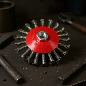 Brosse conique en acier inoxydable M14 12500 Giri Min Twist Bunches - Product Image 3