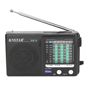 FM/AM/SW1-7 9 диапазонов мини-радио KK-9 портативное полнодиапазонное карманное радио с разъемом для наушников
