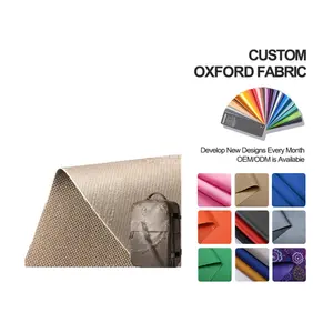 pu coated two tone 100% polyester 600d ripstop oxford fabric