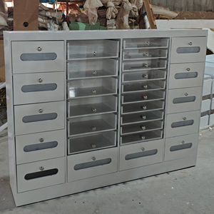 طاولة تقني الأظافر بتصميم عصري مع العديد من الأدراج، أثاث خشبي لصالونات الأظافر وورش العمل مع ضمان لمدة 8 سنوات - Product Image 1