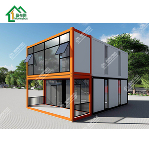 Extérieur luxe avancée transportable préfabriqué modulaire en verre cadre en acier élégant bureau de <span class=keywords><strong>jardin</strong></span> - Product Image 1