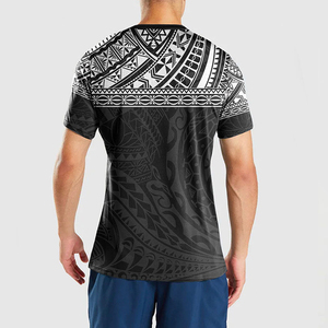 T-shirt manches courtes pour hommes, motif Tribal polynésien, Design, Sublimation complète, nouvelle-zélande, vente en gros - Product Image 6