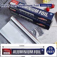 11.81 ''* 75FT Papel Aluminio Emballage Alimentaire Emballage BBQ Cuisson Rouleau De Papier D'aluminium